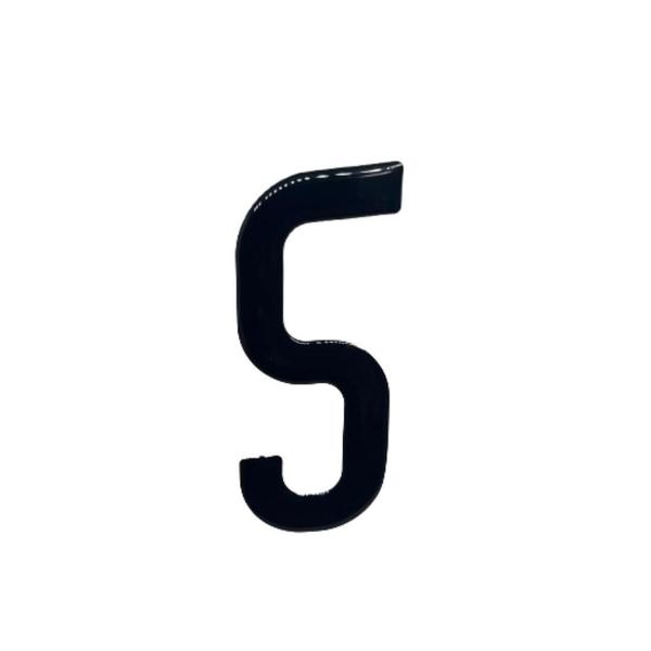 Numero Adesivo Preto Smartfix - 5 Imagem de Numero Adesivo Preto Smartfix - 5