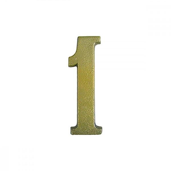 Imagem de Numero Colonial Pexcel Bronze 1