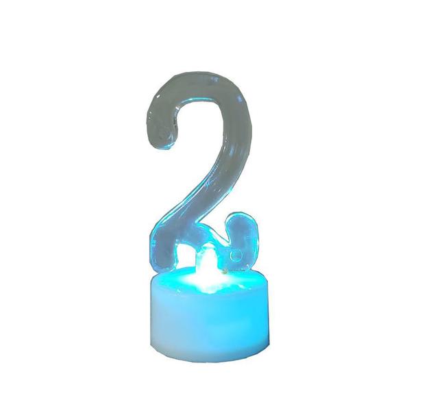 Número de Aniversário Vela de Bolo Pisca LED Muda Cor Festa - FreeC Imagem de Número de Aniversário Vela de Bolo Pisca LED Muda Cor Festa