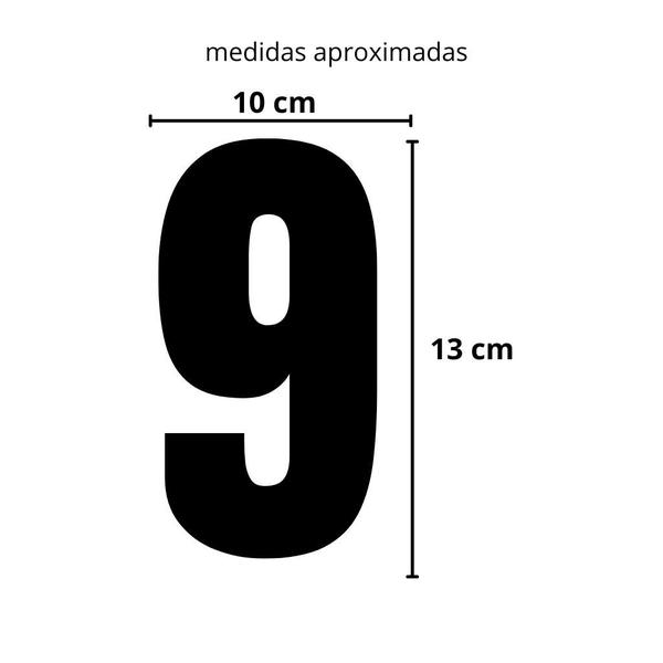 Imagem de Número Residencial Escovado 125mm - Numeral