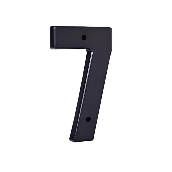Número Residencial Plástico 19cm Preto Nº7 - Mac Loren Imagem de Número Residencial Plástico 19cm Preto Nº7 - Mac Loren
