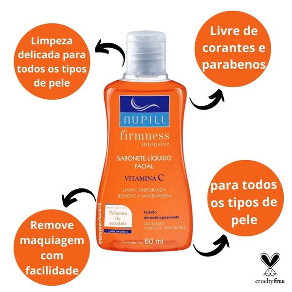 Imagem de Nupill Firmness Intensive Sabonete Líquido Facial Vitamina C 200ml