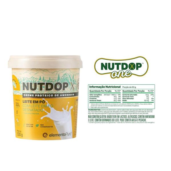 Imagem de NUTDOP X Leite em pó 500g Pasta - Elemento Puro