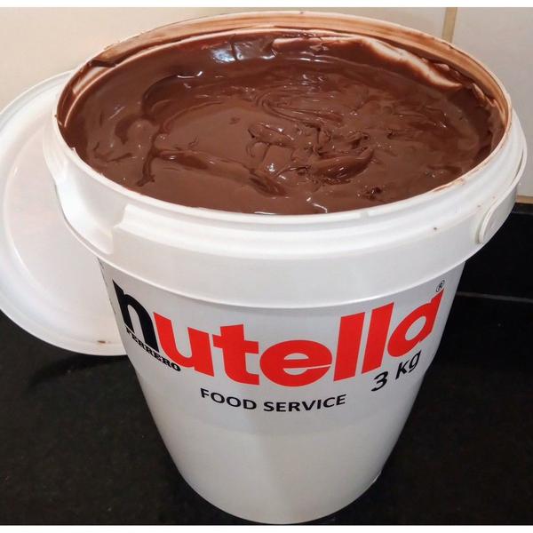 Imagem de Nutella 3kg Original Balde Gigante Creme de Avelã- Oferta