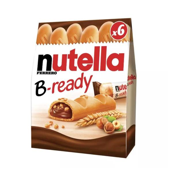 Nutella B Ready Ferrero Creme de Avelã 132g Imagem de Nutella B Ready Ferrero Creme de Avelã 132g