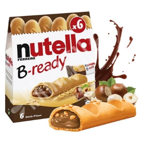 Nutella B Ready Ferrero Creme de Avelã 132g Imagem de Nutella B Ready Ferrero Creme de Avelã 132g