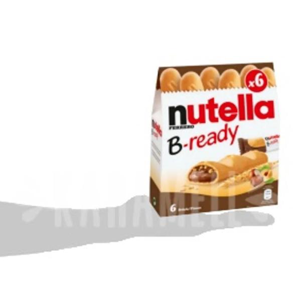 Nutella B Ready Ferrero Creme de Avelã 132g Imagem de Nutella B Ready Ferrero Creme de Avelã 132g