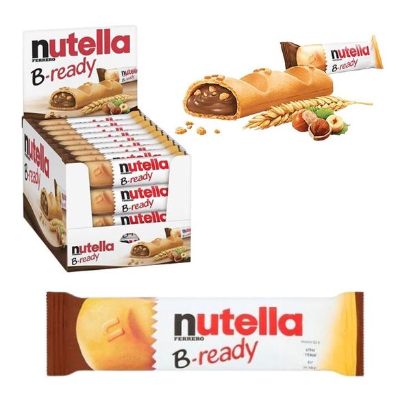 Nutella B-ready Waf. Rech De Creme Avelã 36x22g - Lançamento Imagem de Nutella B-ready Waf. Rech De Creme Avelã 36x22g - Lançamento