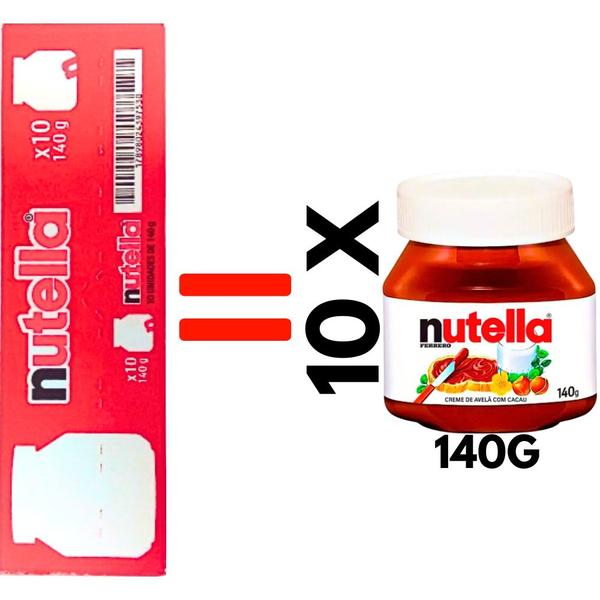 Imagem de Nutella Creme De Avelã 140g - 1cx c/ 10un