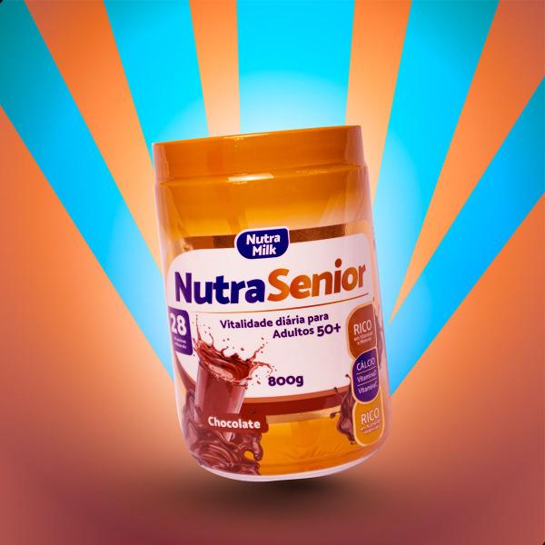 Imagem de Nutra Senior Adulto 50+ 28 vitaminas e minerais  Pote 800g