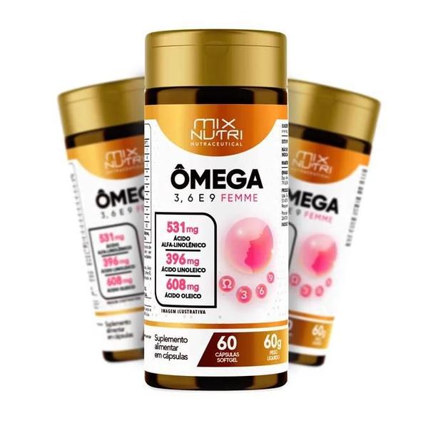 Imagem de Nutraceutical omega 3/6/9 femme - 60 caps