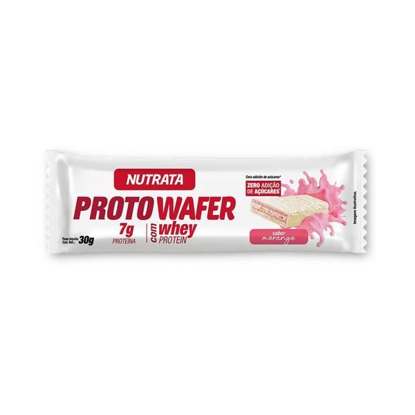 Imagem de Nutrata Proto Wafer Sabor Morango Dp C/12 Un 30Gr