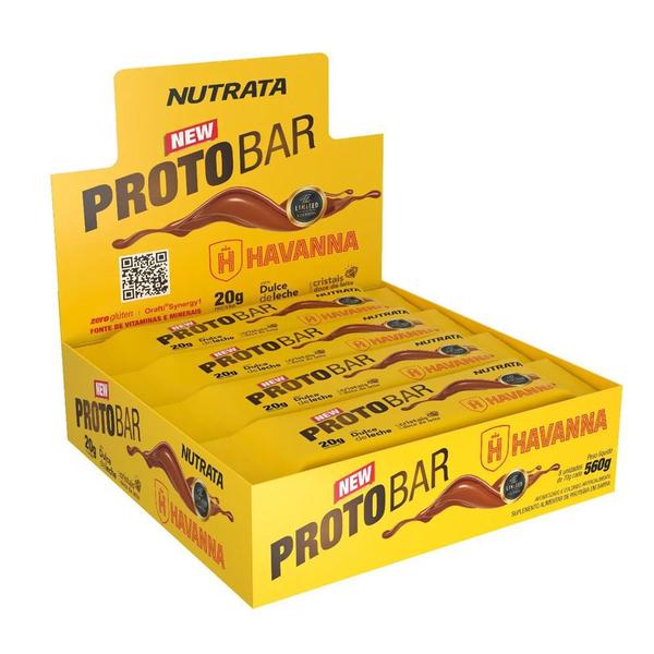 Imagem de Nutrata Protobar 70g Doce de Leite Havanna Display 8 Unid.