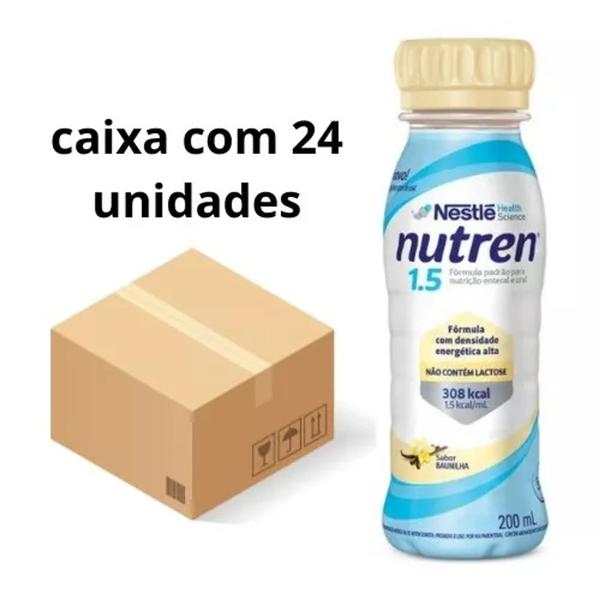 Imagem de Nutren 1.5 200 Ml Nestlé, Kit C/24 Frascos (escolha O Sabor)