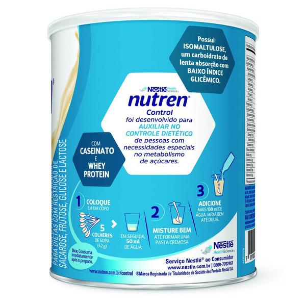 Nutren Control Diet Baunilha Complemento Alimentar 740g Imagem de Nutren Control Diet Baunilha Complemento Alimentar 740g