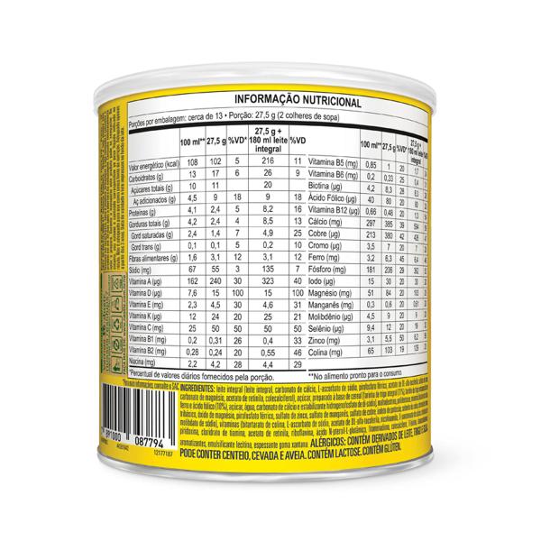 Nutren Kids Nutrição Diária Com Cereais Sabor Baunilha 350g Nestlé Imagem de Nutren Kids Nutrição Diária Com Cereais Sabor Baunilha 350g Nestlé