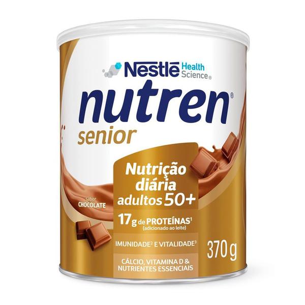 Nutren Senior Composto Lácteo Chocolate 370g Imagem de Nutren Senior Composto Lácteo Chocolate 370g