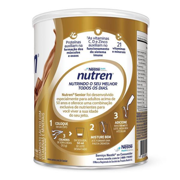 Imagem de Nutren Senior Composto Lácteo Chocolate 370g