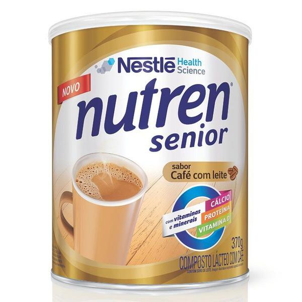 Nutren Senior Composto Lácteo Sabor Café Com Leite Lata 370g Imagem de Nutren Senior Composto Lácteo Sabor Café Com Leite Lata 370g