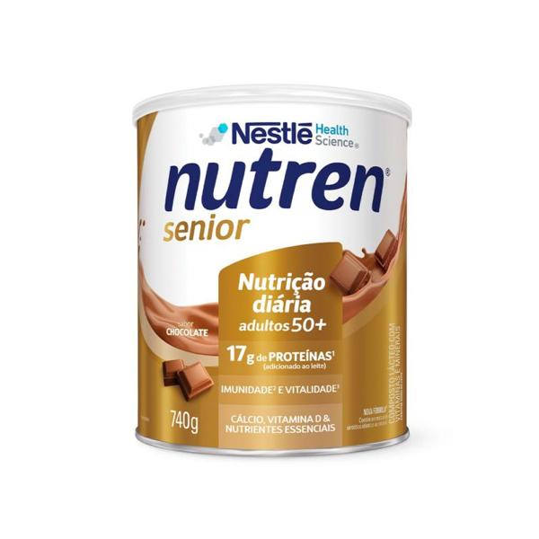 Imagem de Nutren Senior Nutrição Diária Adultos 50+ Sabor Chocolate 740g Nestlé