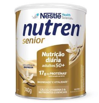 Imagem de Nutren senior po baunilha 740g - nestle