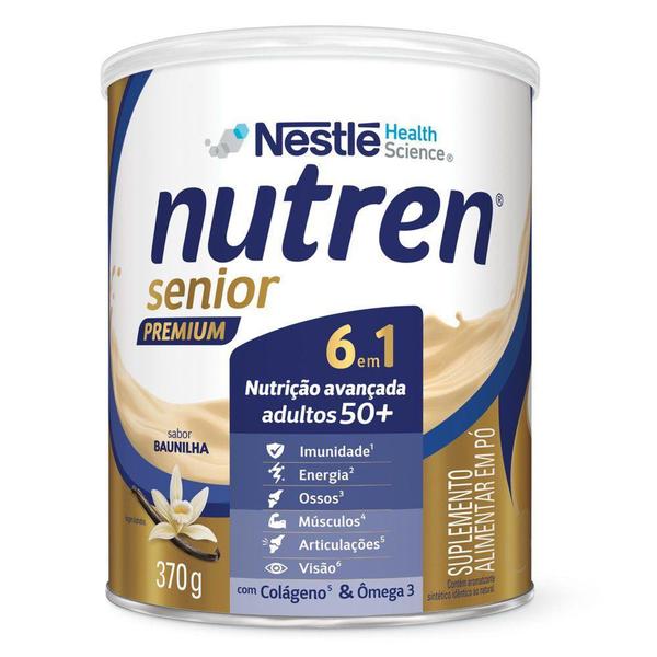 Imagem de Nutren Senior Premium Baunilha Suplemento Alimentar 370g