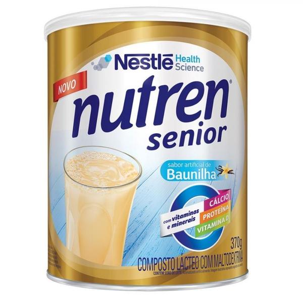 Imagem de Nutren Sênior Sabor Baunilha Nestlé lata 370g