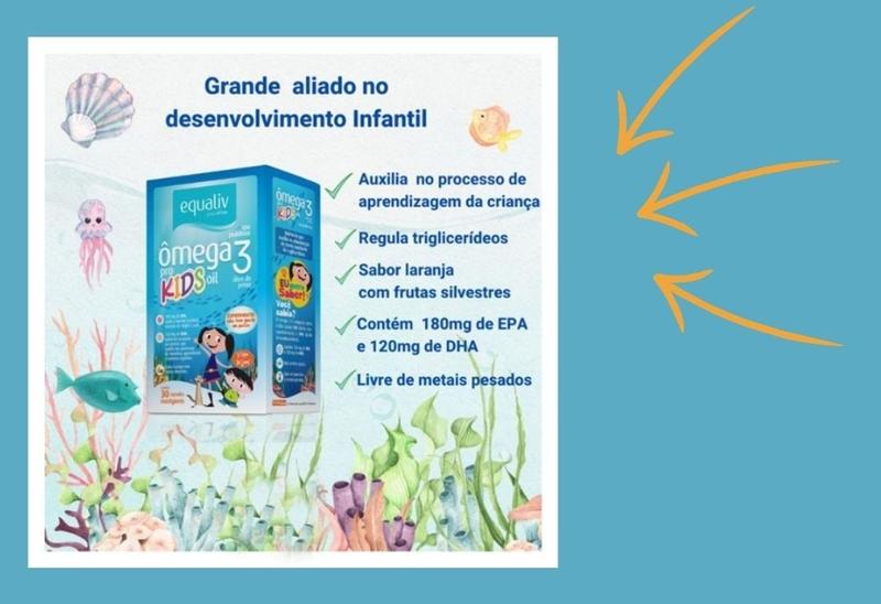 Imagem de Nutri Homem E Mulher 60Cps Cada Omega3 Kids 30Cps - Equaliv