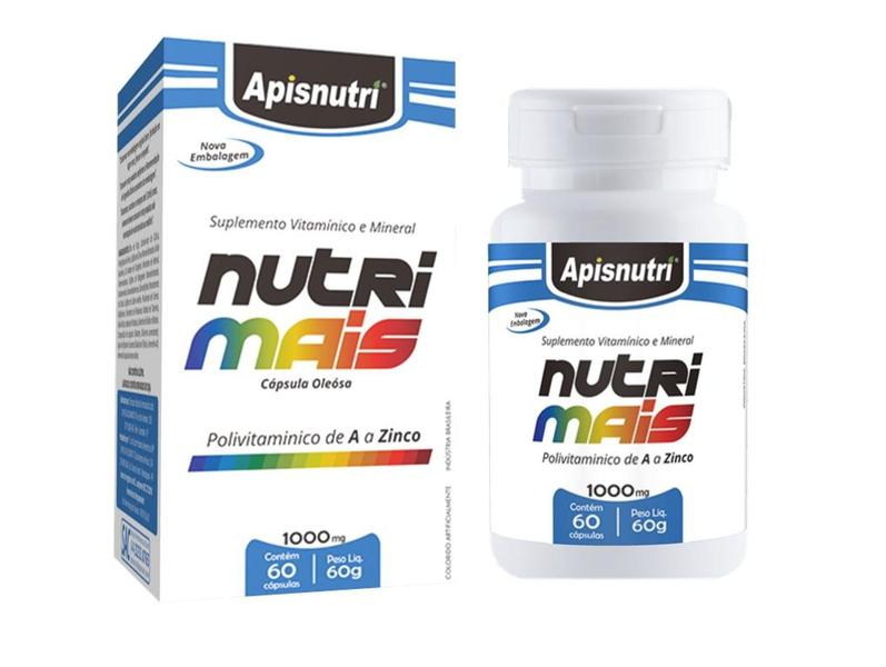 Imagem de Nutri Mais Polívitaminico de A a Z 1000mg Apisnutri