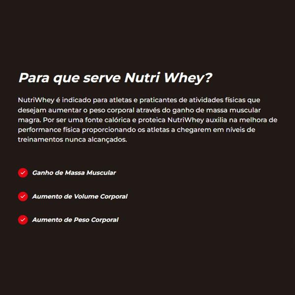 Imagem de Nutri Whey Pote 900g + Coqueteleira C/ Blender 600ml