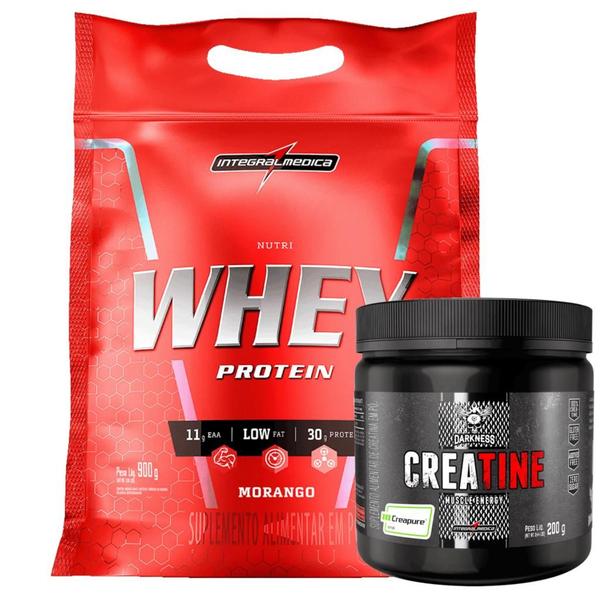 Imagem de Nutri Whey Protein 907g Refil + Creatina 200g Integralmedica