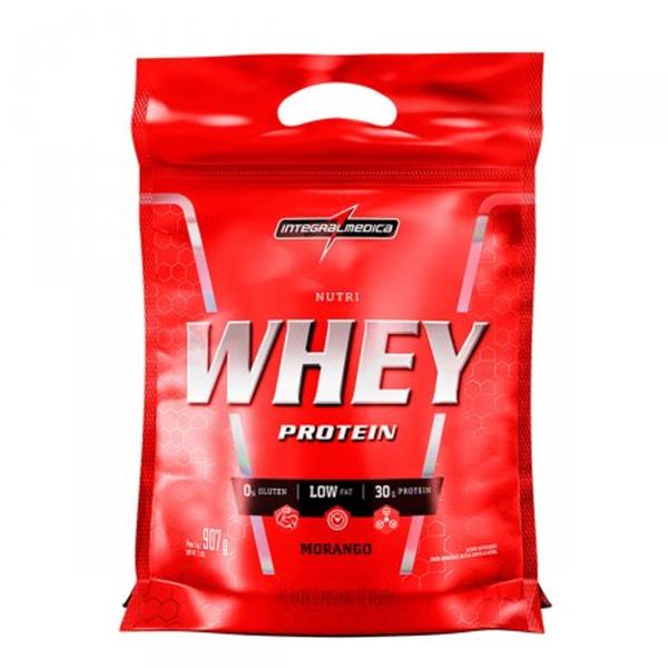 Imagem de Nutri Whey Protein Integral Médica - Morango 900g