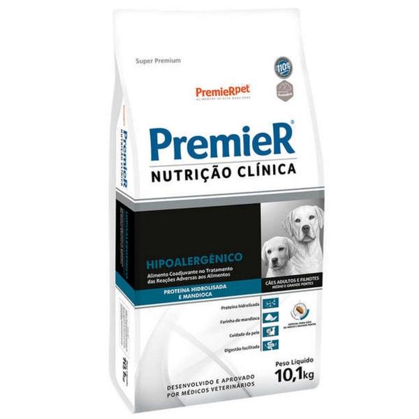 Nutrição Clínica Hipoalergênico Mandioca Cães Médio e Grande Portes 10,1kg - Premier Imagem de Nutrição Clínica Hipoalergênico Mandioca Cães Médio e Grande Portes 10,1kg - Premier
