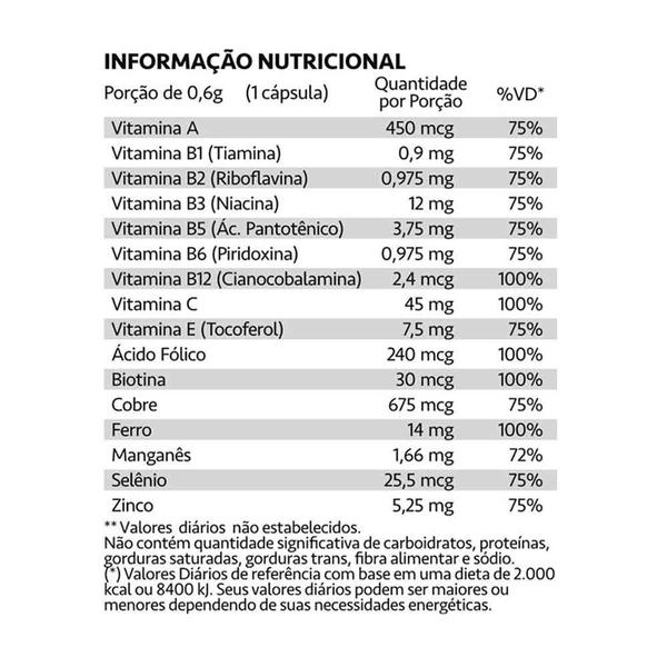 Imagem de Nutricaps Mulher Polivitaminico 60 Capsulas Maxinutri