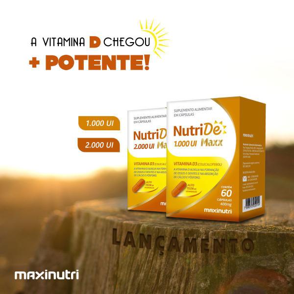 Imagem de NutriDe Vitamina D 2.000 UI com 60 Capsulas Loja Maxinutri