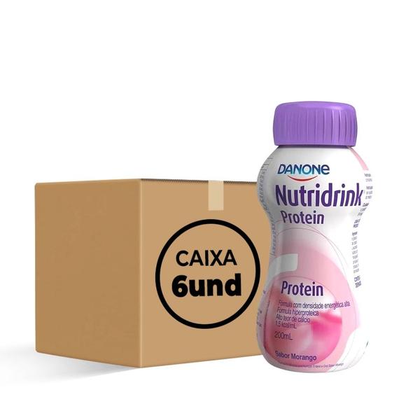 Imagem de Nutridrink protein morango 200ml (kit c/06) - danone