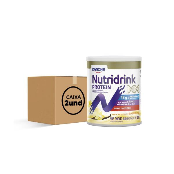 Imagem de Nutridrink protein pó baunilha 350g (cx c/02 latas) - danone