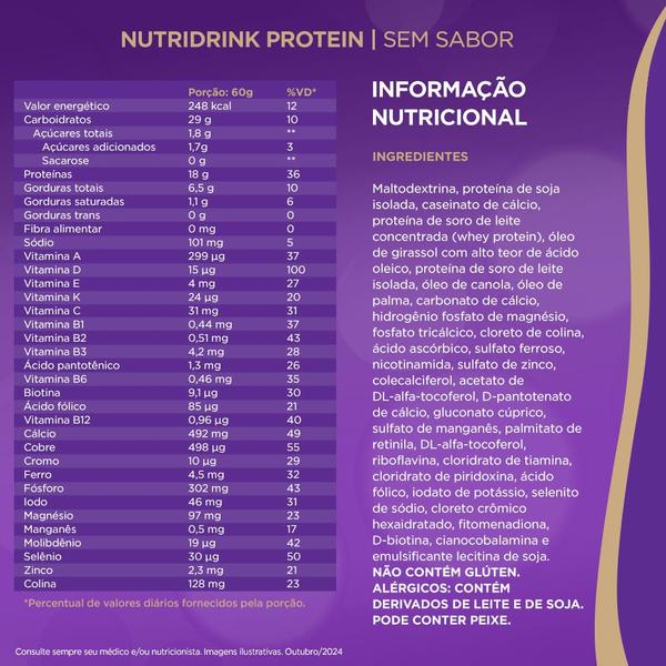 Imagem de Nutridrink Protein Sem Sabor 700g