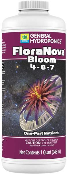 Imagem de Nutriente FloraNova Bloom de uma parte, quart, General Hydroponics