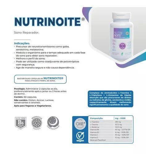 Imagem de Nutrinoite 500mg 60 Cáps - Divinitè Nutricosmeticos