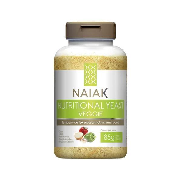 Nutritional Yeast Veggie Naiak 85G Imagem de Nutritional Yeast Veggie Naiak 85G