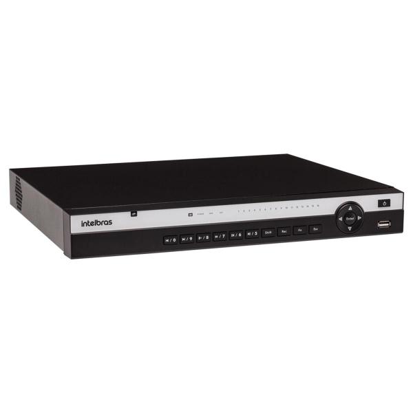 Imagem de NVD Gravador de vídeo IP Intelbras 3316 P 4K 16 Canais com 16 portas PoE Ultra HD 4K + HD 1TB SkyHawk