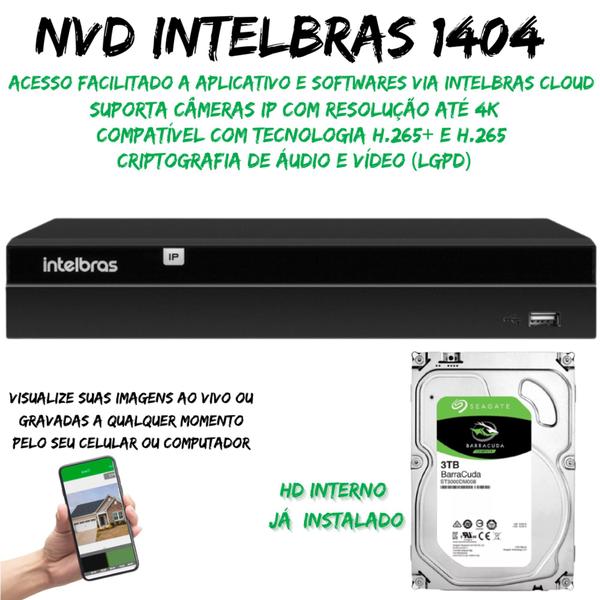 Imagem de NVD Multi Hd Intelbras 1404 C/HD 3TB