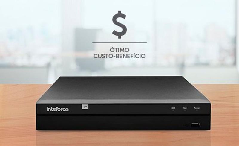 Imagem de Nvr Gravador Intelbras 1408 8 Canais 4k Ultra Hd Ip Hd 1tb