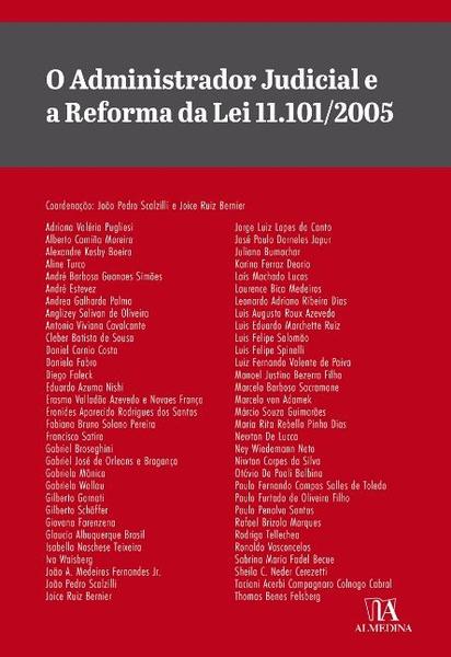 Imagem de O administrador judicial e a reforma da lei 11.101/2005 - ALMEDINA BRASIL