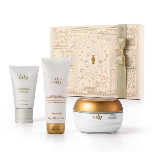 O boticario estojo lily (3 itens) - Kit de Perfume - Magazine Jarwoski