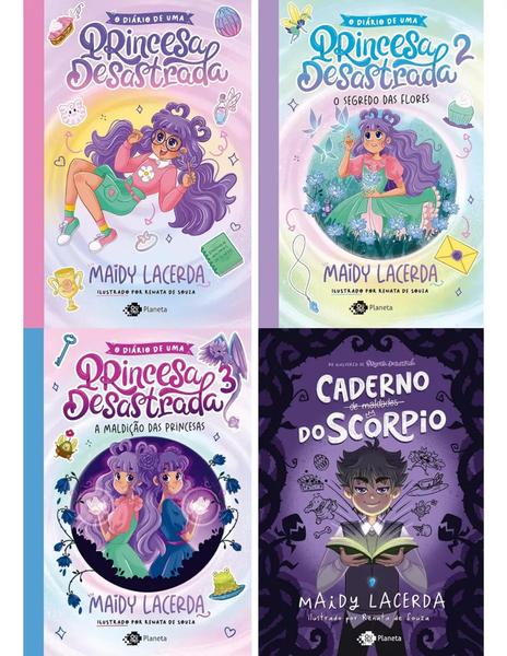 Imagem de O Diário De Uma Princesa Desastrada Volumes 1, 2 E 3 + O Caderno De Maldades Do Scorpio