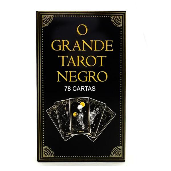 Imagem de O Grande Tarot Negro 78 Cartas Com Manual Detalhado