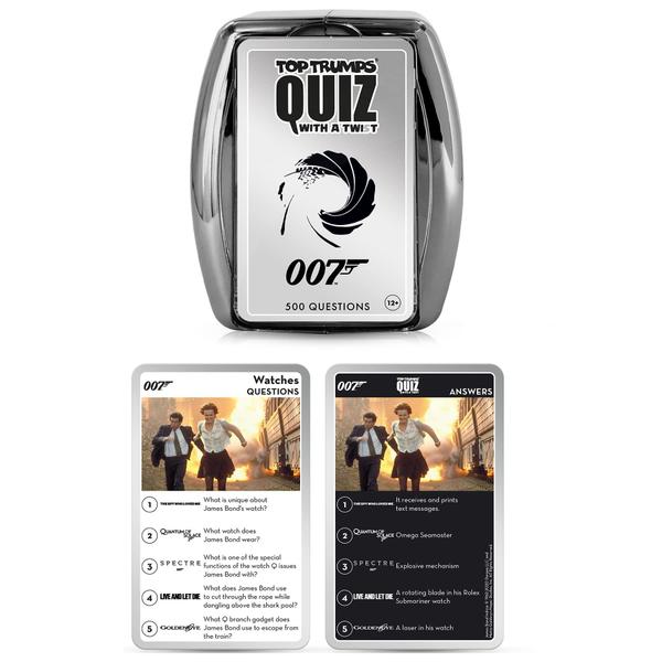 Imagem de O jogo de perguntas e respostas Top Trumps James Bond Movie Trivia para mais de 2 jogadores