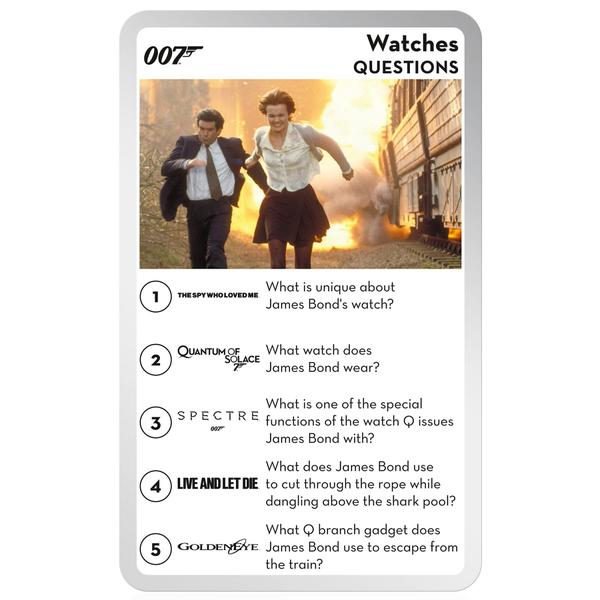 Imagem de O jogo de perguntas e respostas Top Trumps James Bond Movie Trivia para mais de 2 jogadores